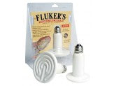 Fluker's 100W ceramic heat emitter for reptile enclosures