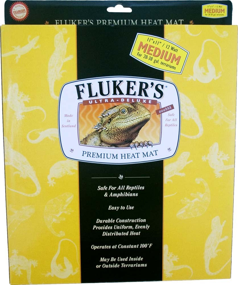 Fluker's Ultra-Deluxe reptile heat mat, Medium 11 x 11 inches