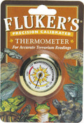 Fluker's Precision Calibrated Round Terrarium Thermometer