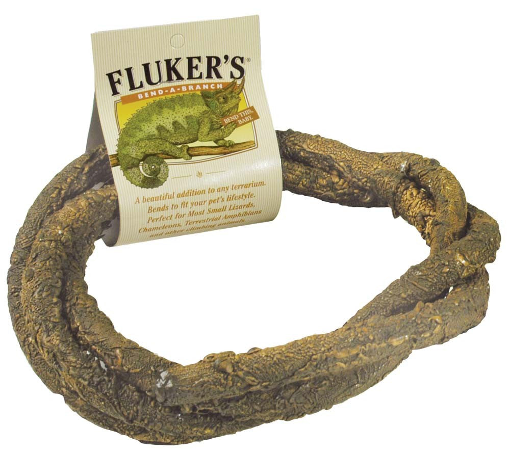 Included Fluker's medium 6 foot Bend-A-Branch flexible terrarium vine