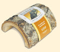 Fluker's Critter Cavern natural half log hide — medium