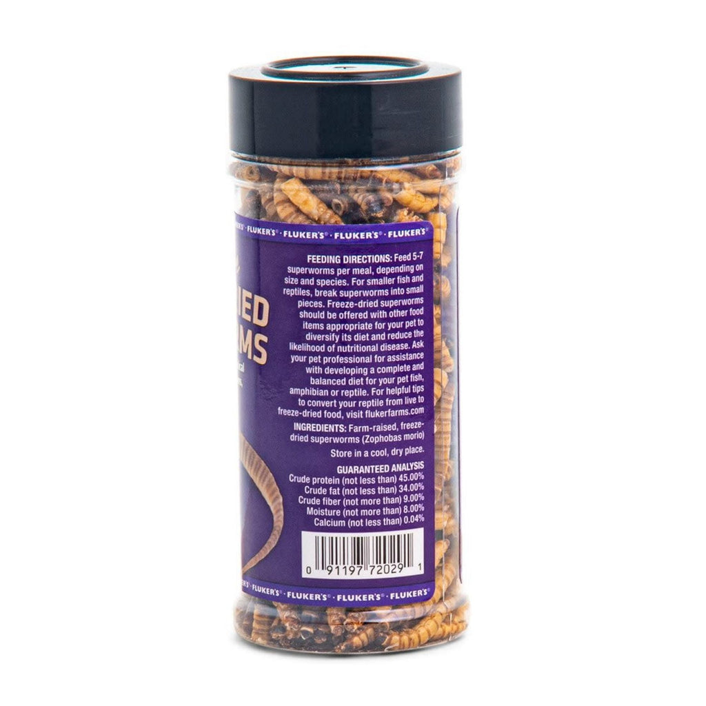 Fluker's freeze-dried superworms product detail