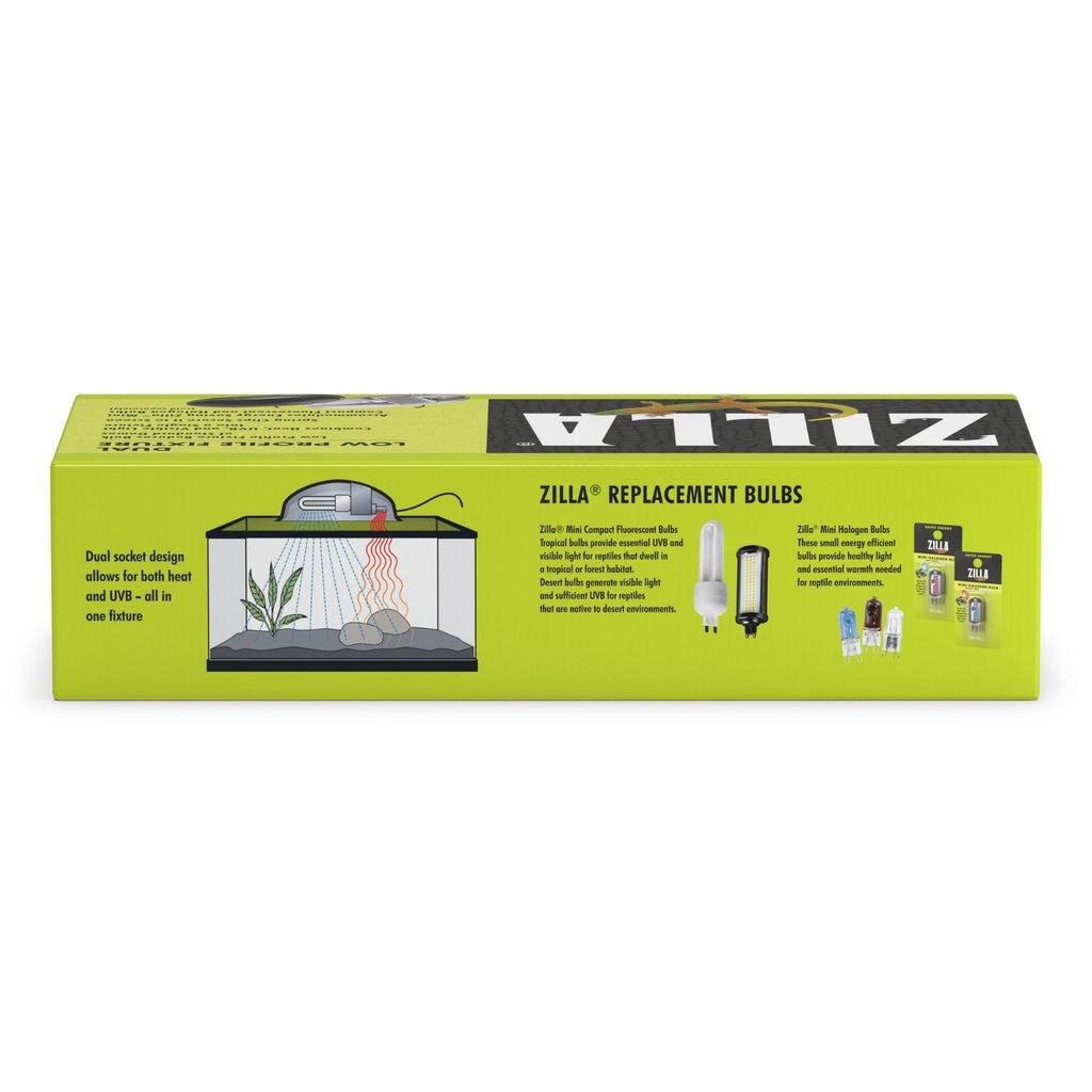 Zilla Low Profile Terrarium Fixture - Dual