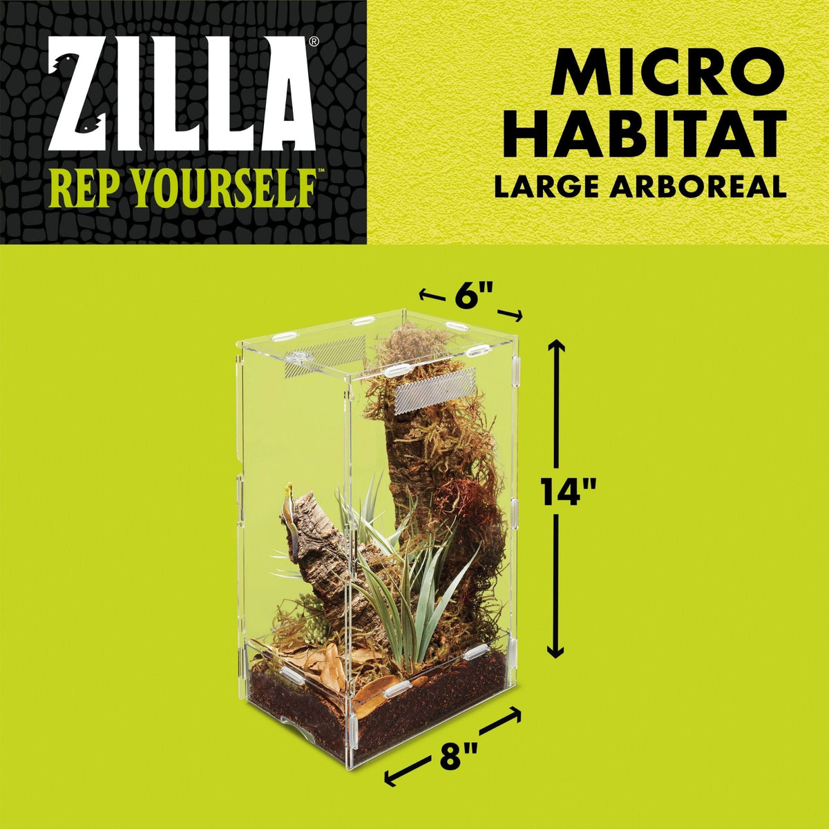 Zilla Micro Habitat — Arboreal, Large