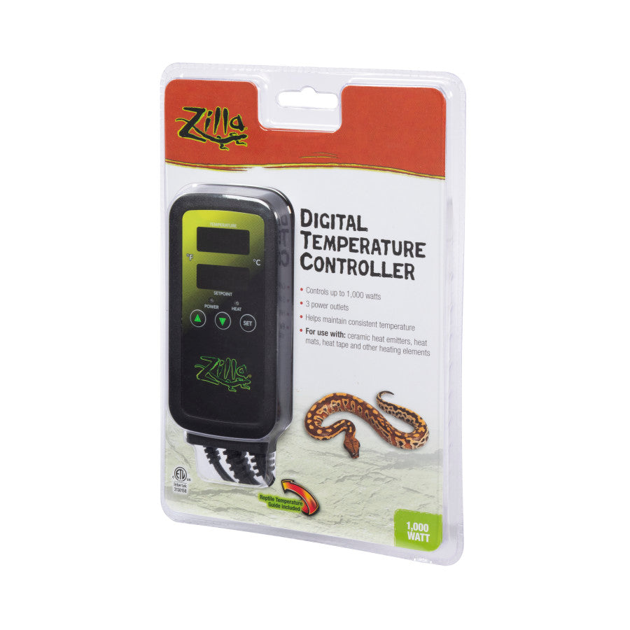 Zilla 1000W reptile temperature controller features