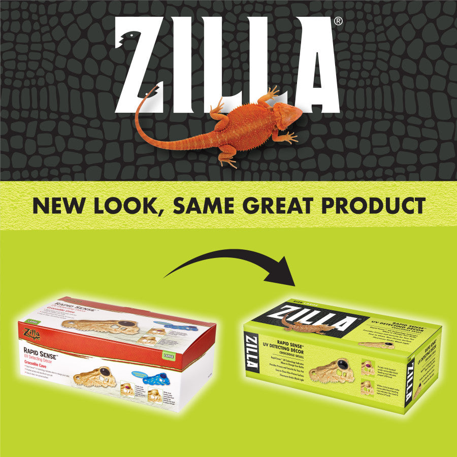 Large Zilla Rapid Sense crocodile skull with feeding cup