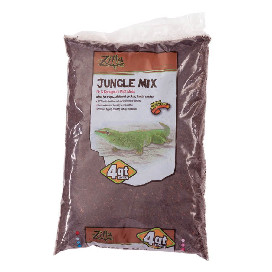 Zilla Jungle Mix Tropical Substrate 4 qt package