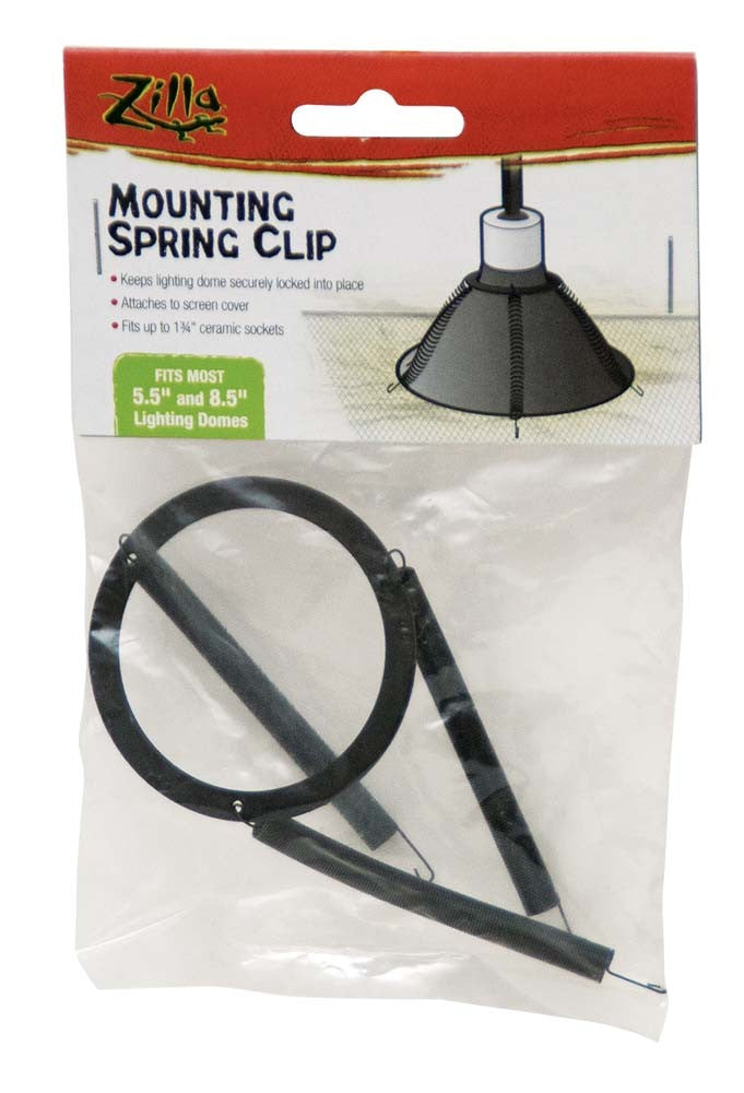 Zilla Mounting Spring Clip for reptile lighting domes