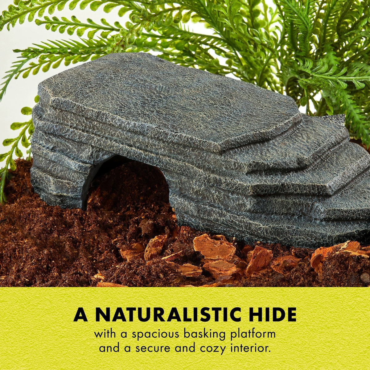Large Zilla Herp Hotel naturalistic terrarium décor