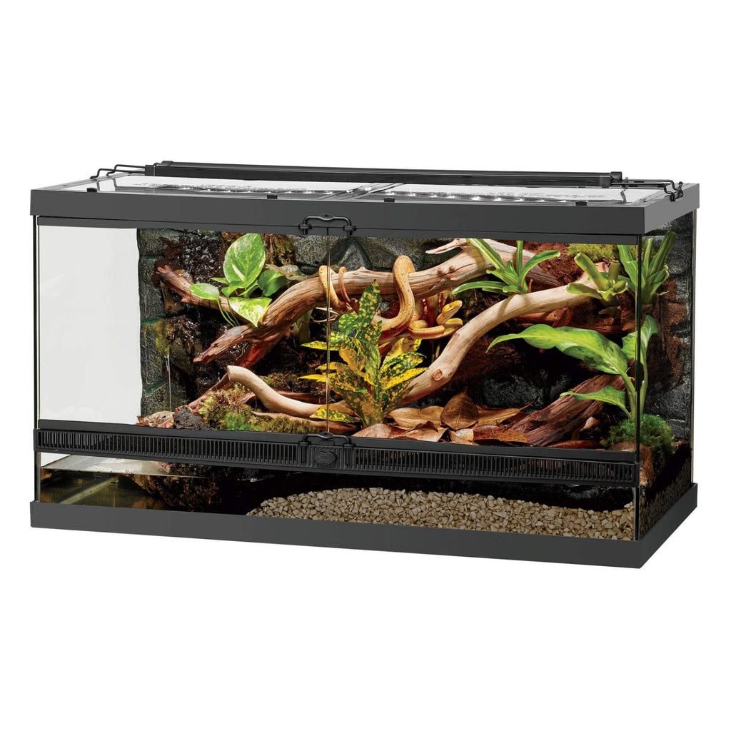 Zilla front-opening reptile terrarium interior view