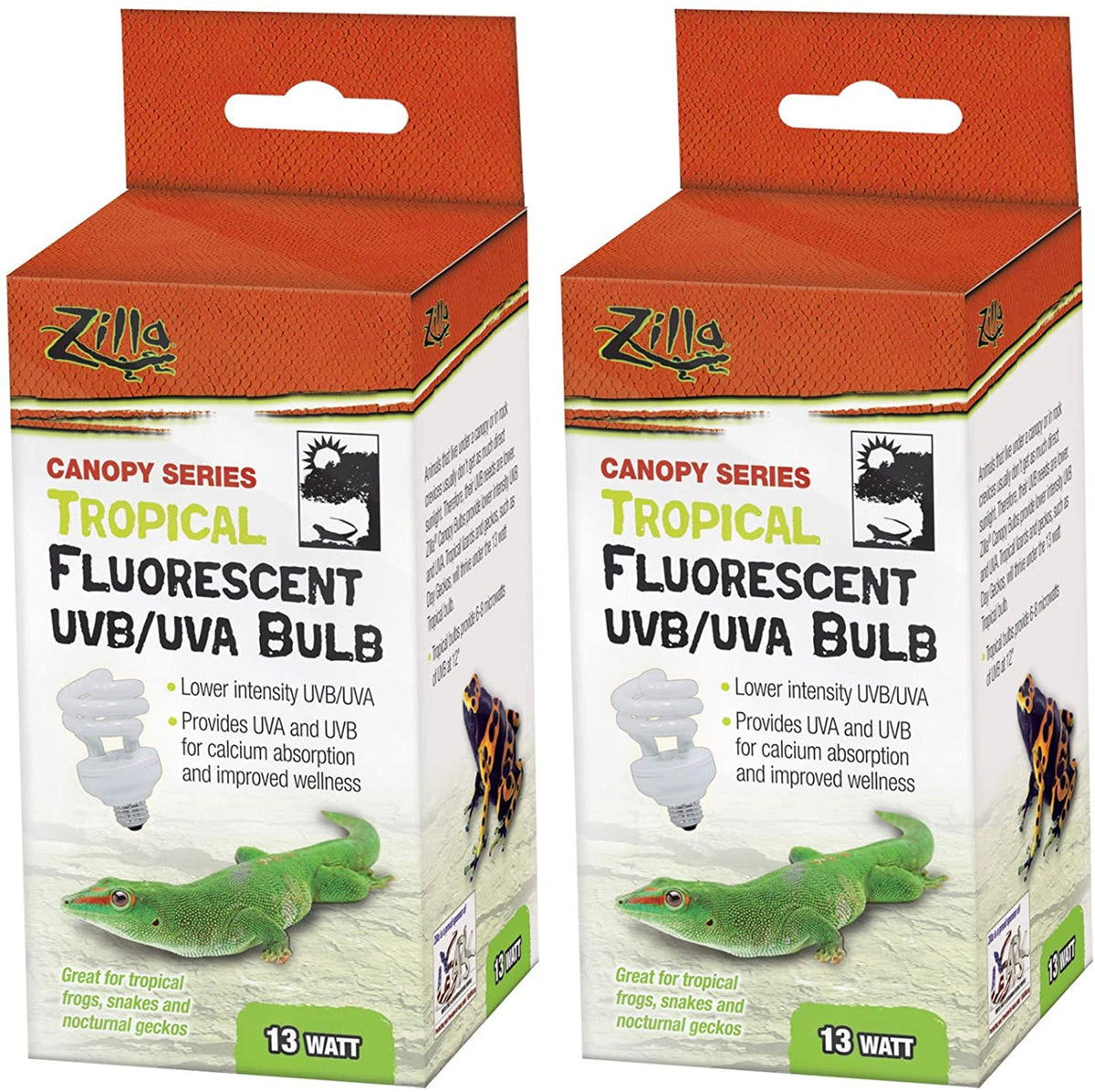 Zilla Canopy Series Tropical UVB/UVA Bulb - 13W