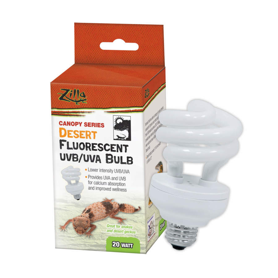 Zilla Canopy Series Desert UVB/UVA Bulb - 20W