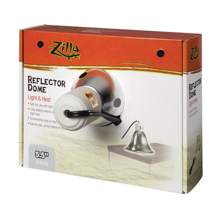 Zilla Aluminum Reflector Dome Lamp - 5.5 in