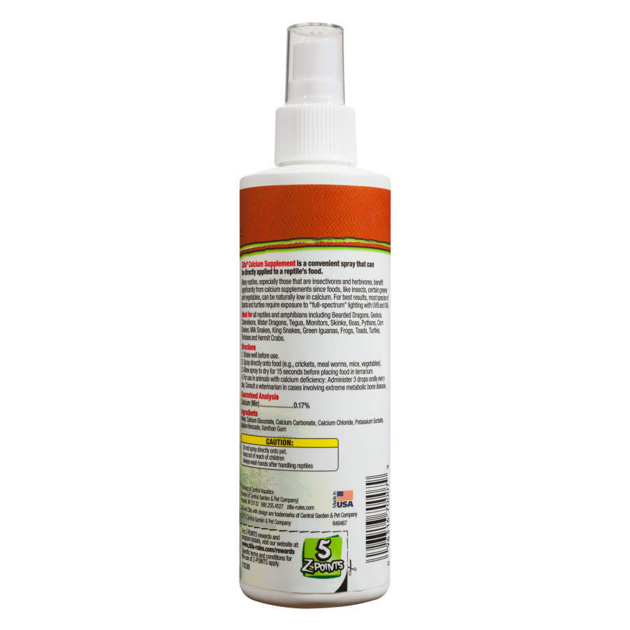 Zilla Calcium Supplement Food Spray product packaging