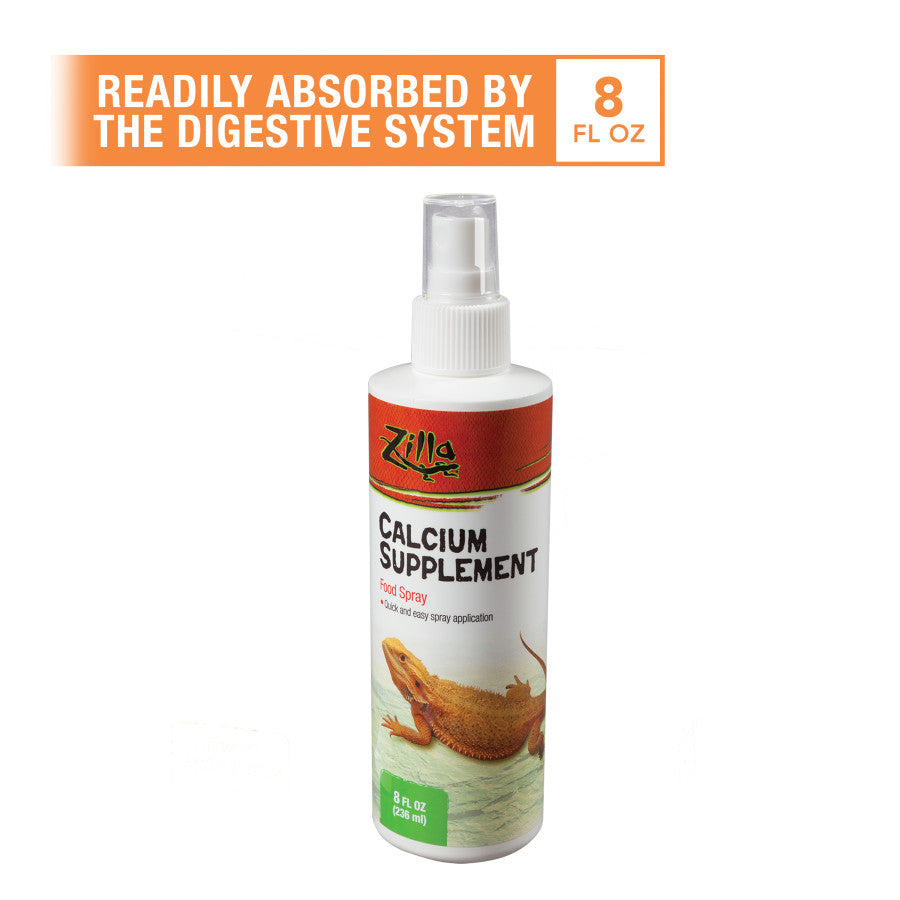 Zilla Calcium Supplement Food Spray 8 oz product detail