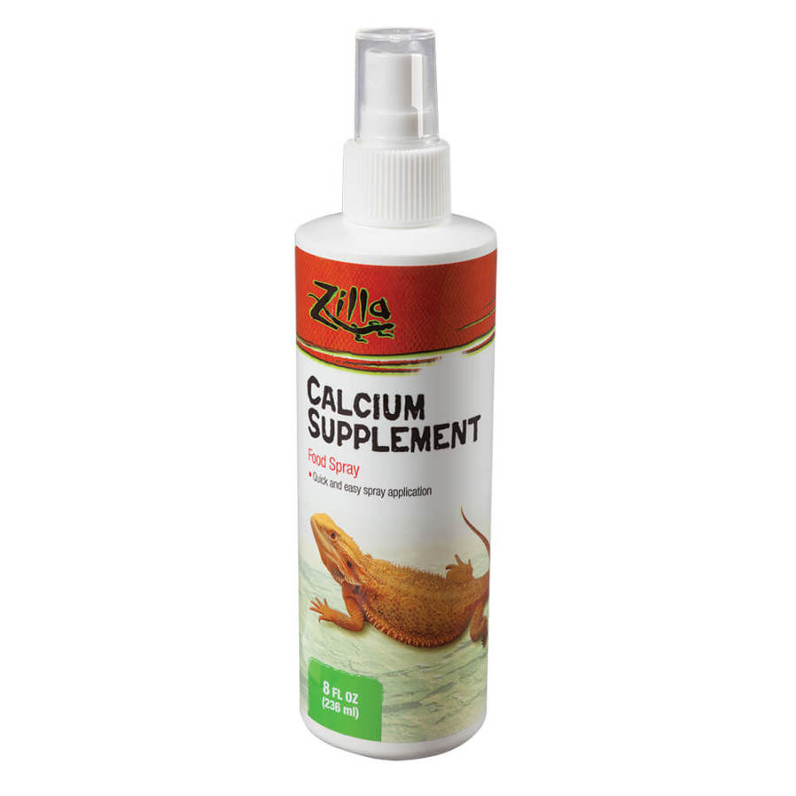Zilla Calcium Supplement Food Spray 8 oz bottle