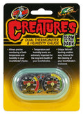 Zoo Med Creatures Dual Thermometer and Humidity Gauge