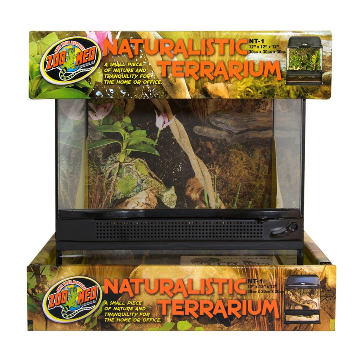 Zoo Med Naturalistic Terrarium 12 x 12 x 12 inch enclosure