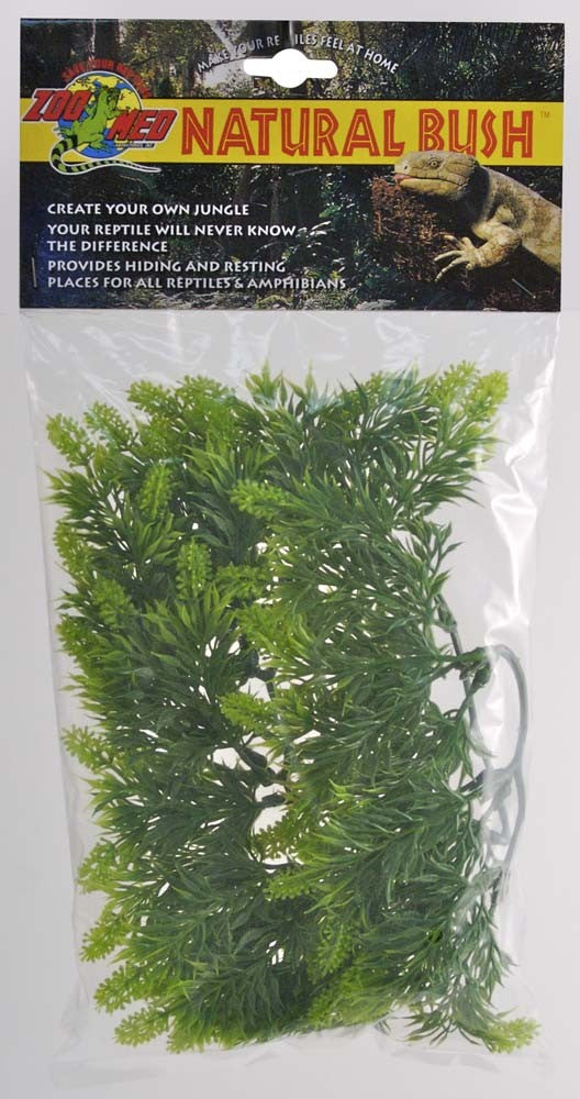 Zoo Med Natural Bush Malaysian Fern terrarium plant — small 14 in