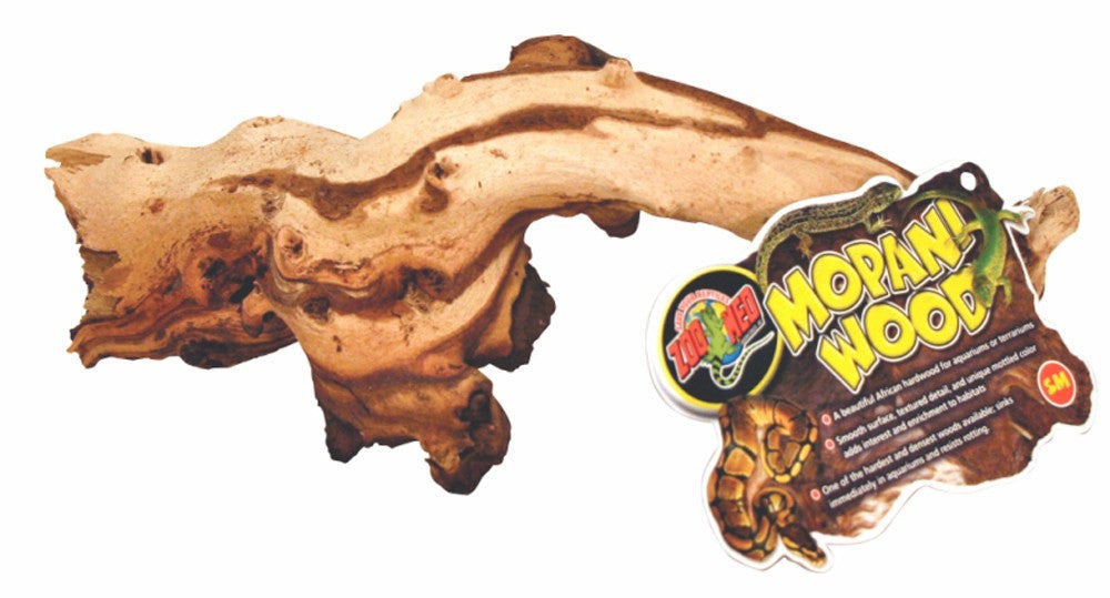 Zoo Med African Mopani Wood natural reptile habitat decor — small