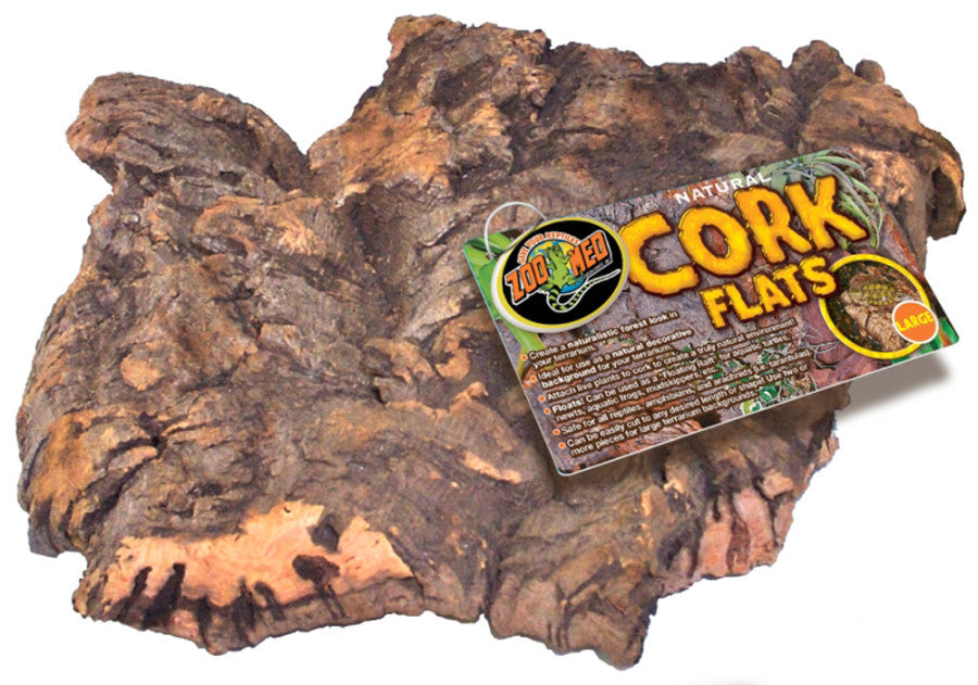 Zoo Med natural cork flat for reptile terrariums — large