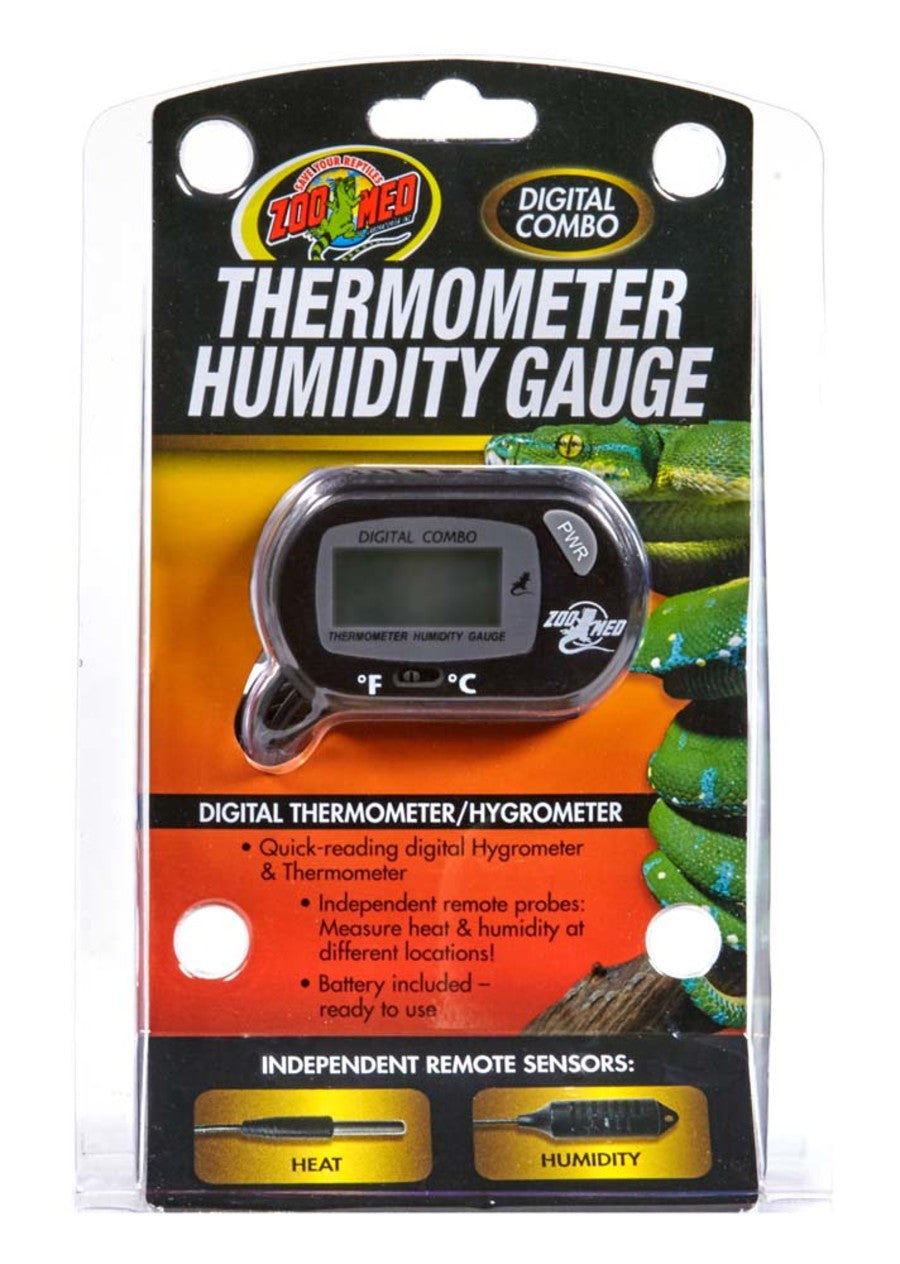 Zoo Med Digital Thermometer & Humidity Gauge