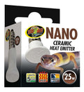 Zoo Med Nano Ceramic Heat Emitter — 25W light-free terrarium heater