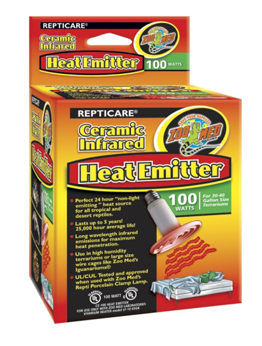 Zoo Med ReptiCare Ceramic Heat Emitter - 100W