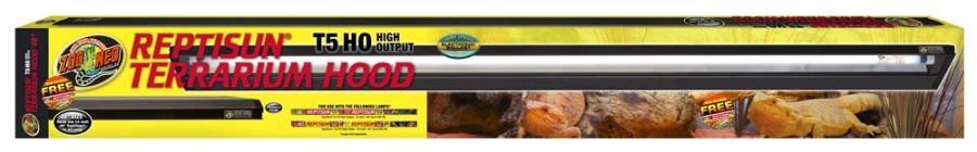 Zoo Med ReptiSun T5 HO 5.0 UVB Hood – 48 in