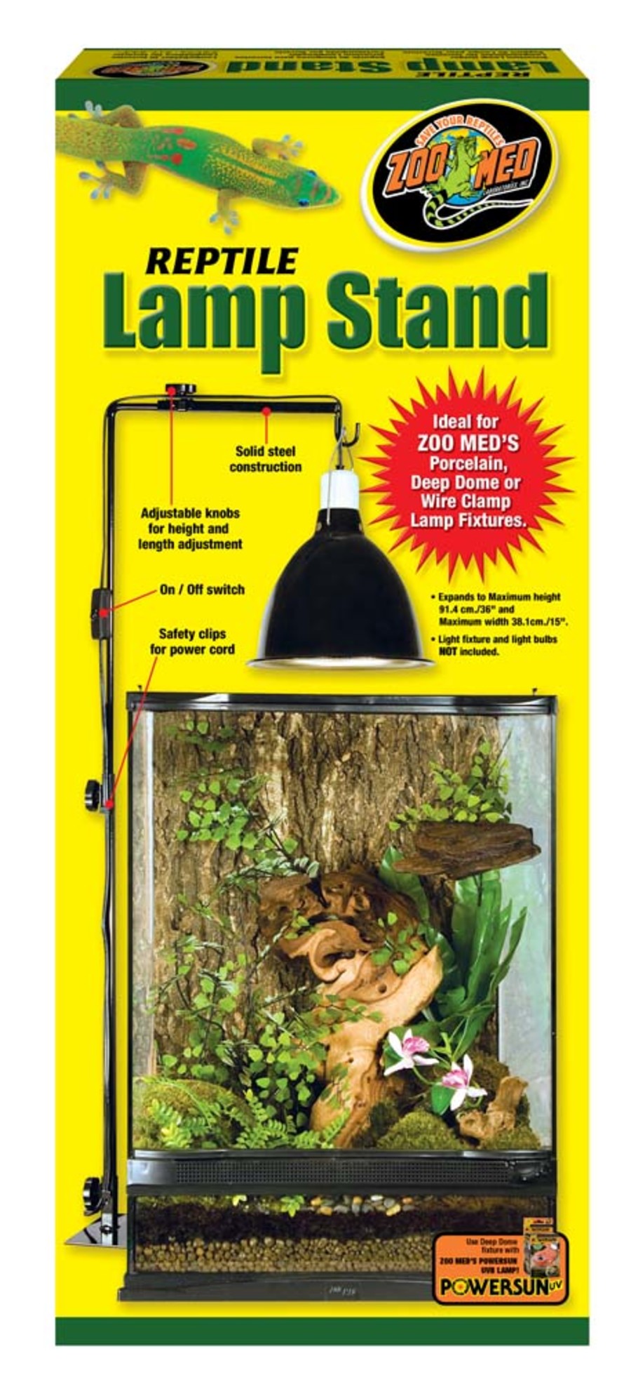 Zoo Med Repti Lamp Stand - 20-100 Gallon