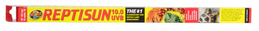 Zoo Med ReptiSun 10.0 UVB T8 18-inch reptile bulb packaging