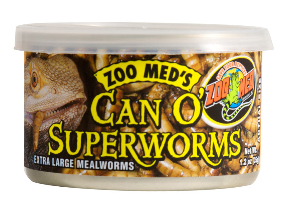 Zoo Med Can O' Superworms 1.2 oz