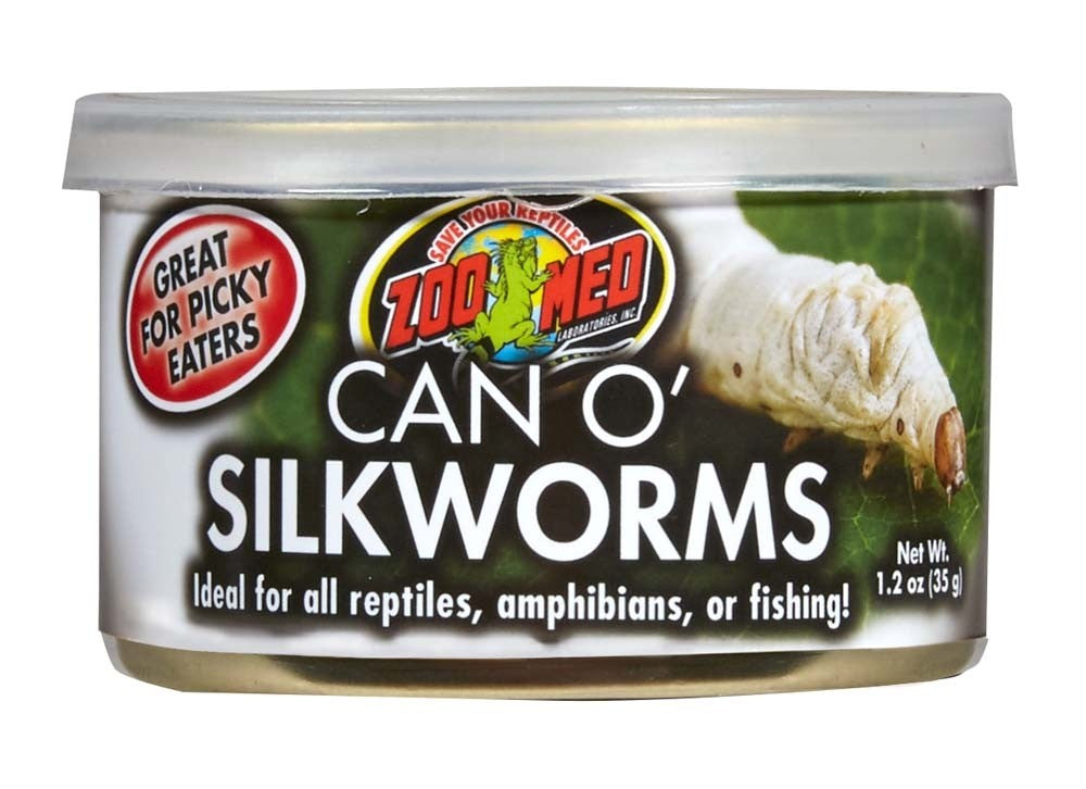 Zoo Med Can O' Silkworms 1.2 oz