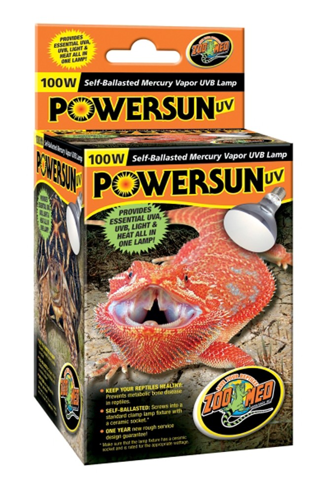 Zoo Med PowerSun UV Lamp - 100W