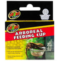 Zoo Med Arboreal Feeding Cup with suction-cup glass mount