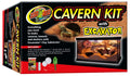 Zoo Med Cavern Kit with 12 lb Excavator Clay substrate