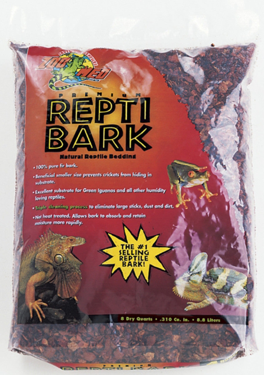 Zoo Med ReptiBark natural fir bark substrate, 8 qt