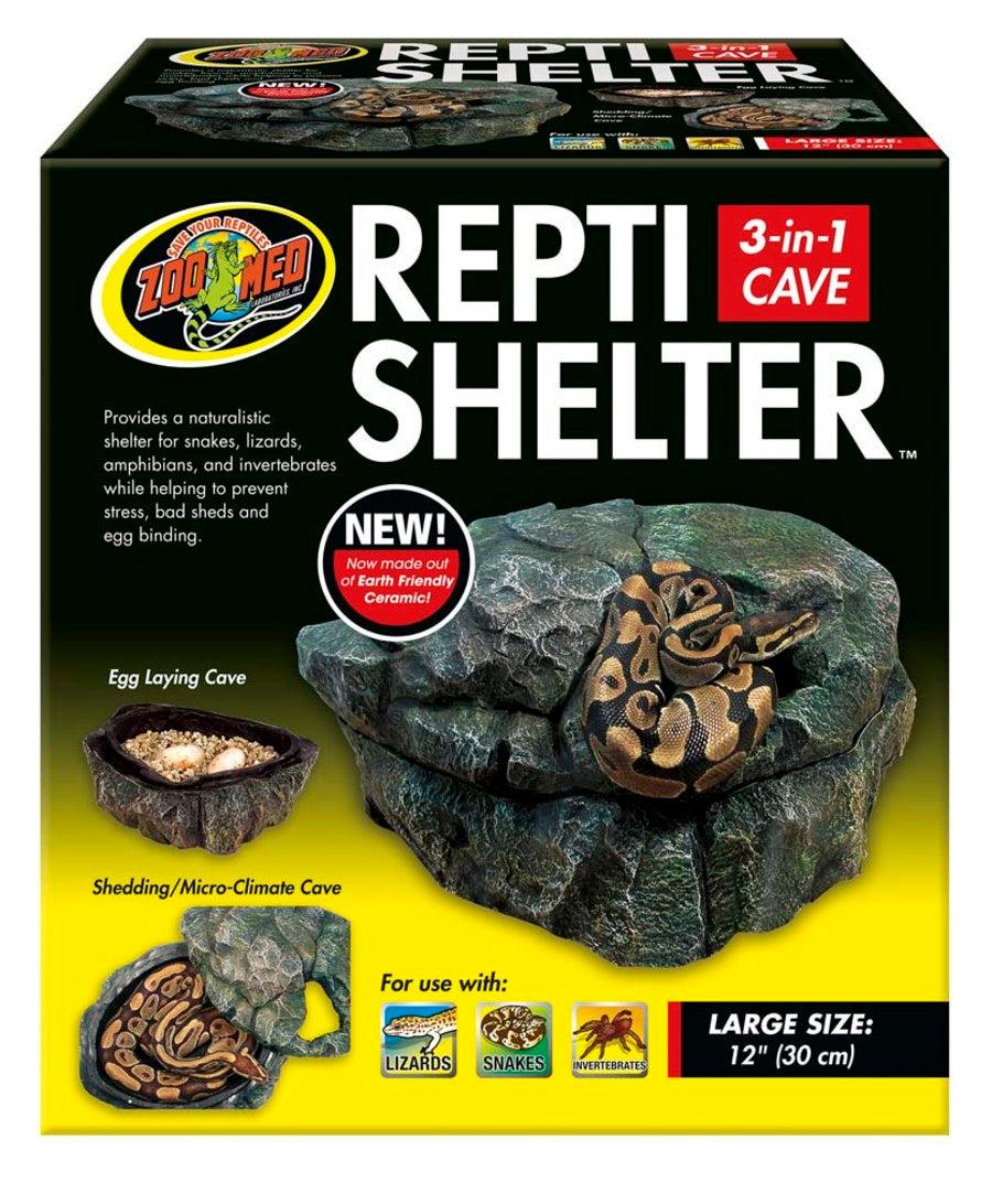 Zoo Med Repti Shelter 3-in-1 Cave – Large