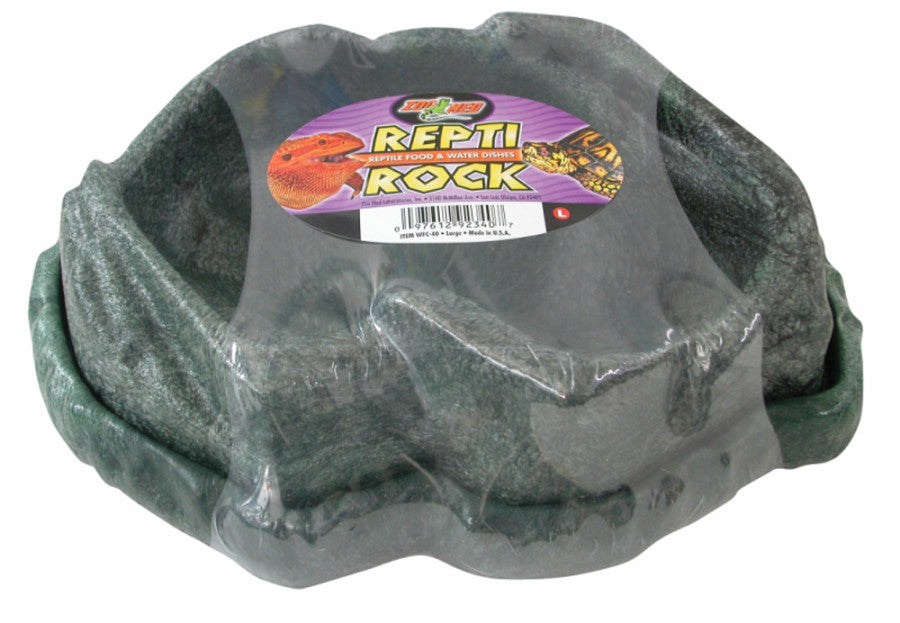 Zoo Med Repti Rock food and water dish set — large