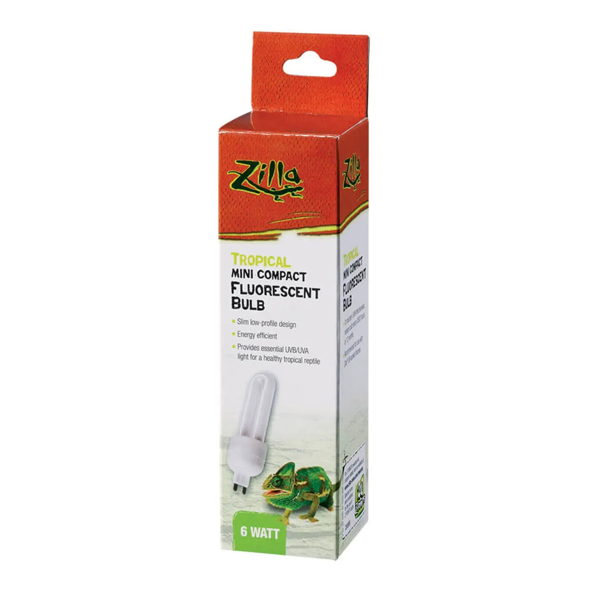Zilla Tropical Mini Compact Fluorescent UVB/UVA Bulb - 6W